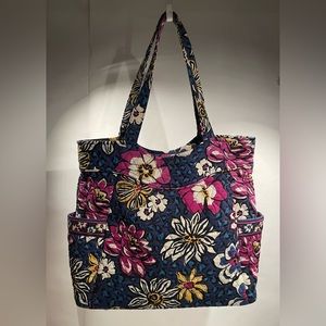Vera Bradley quilted diaper bag